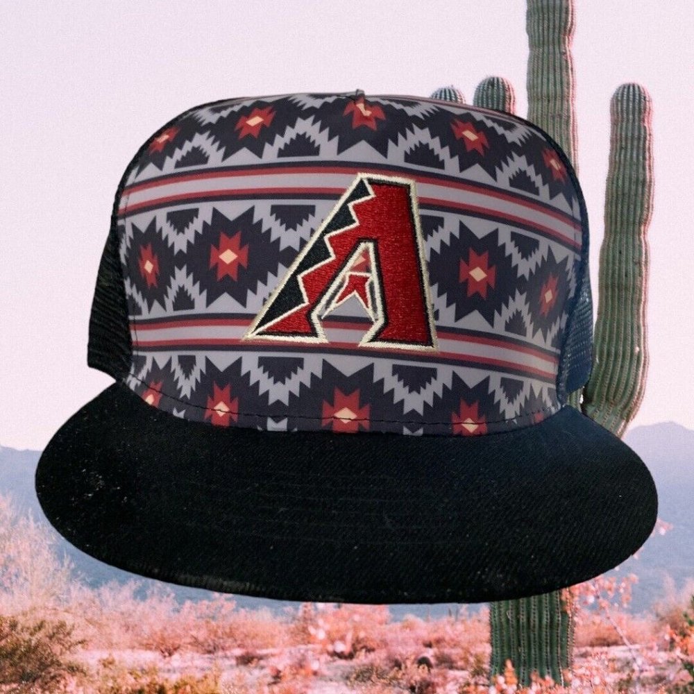 Arizona Diamondbacks Navajo Nation Native American Trucker Mesh Cap Hat
